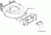 MTD Optima 46 SPB HW 12A-TH5C600 (2013) Ersatzteile Abdeckung Vorderachse