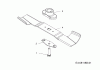 Wolf-Garten Select 4200 11A-LOJD650 (2014) Ersatzteile Messer, Messeraufnahme