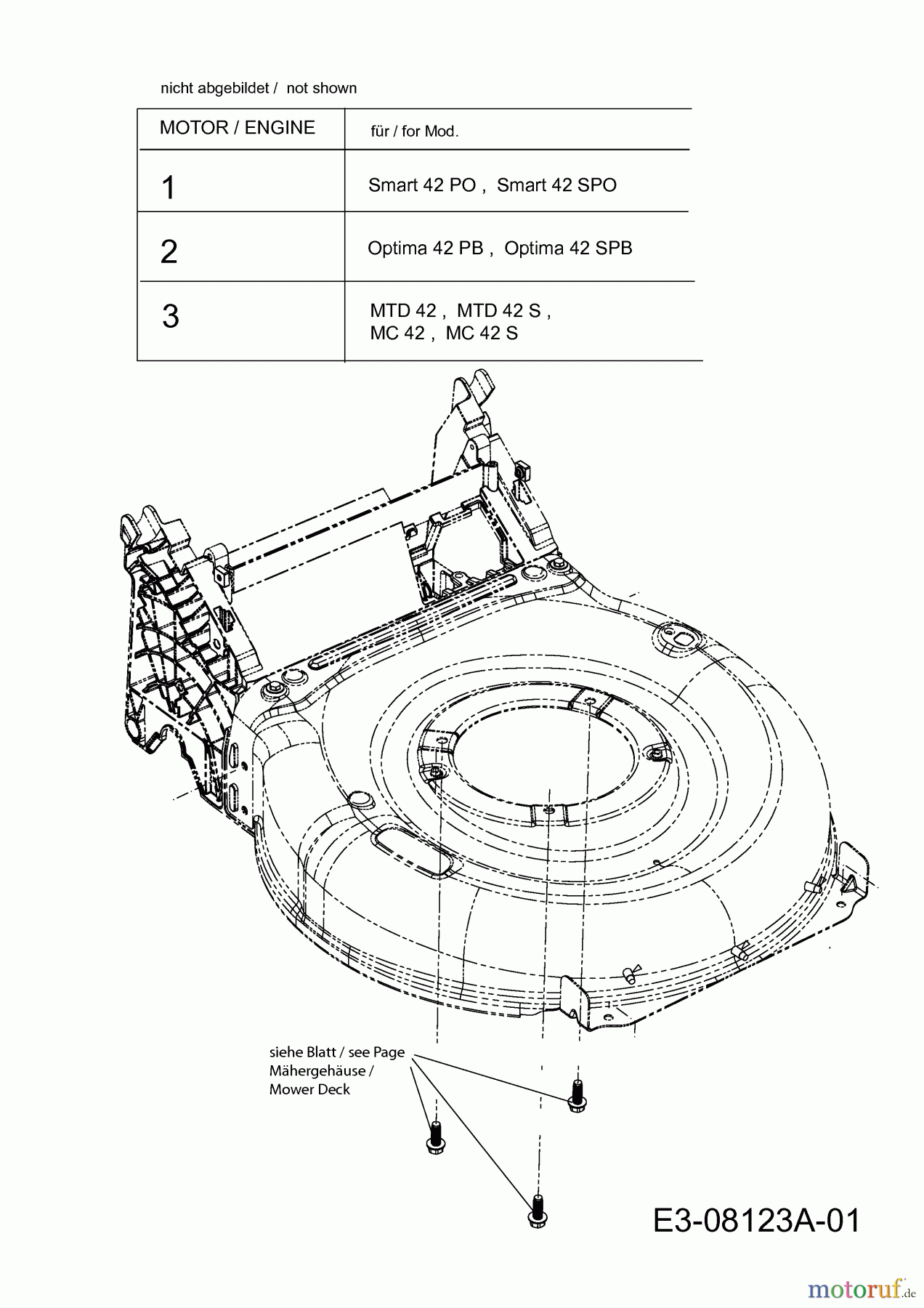  MTD Motormäher mit Antrieb 46 S 12A-J7M8600  (2015) Motor