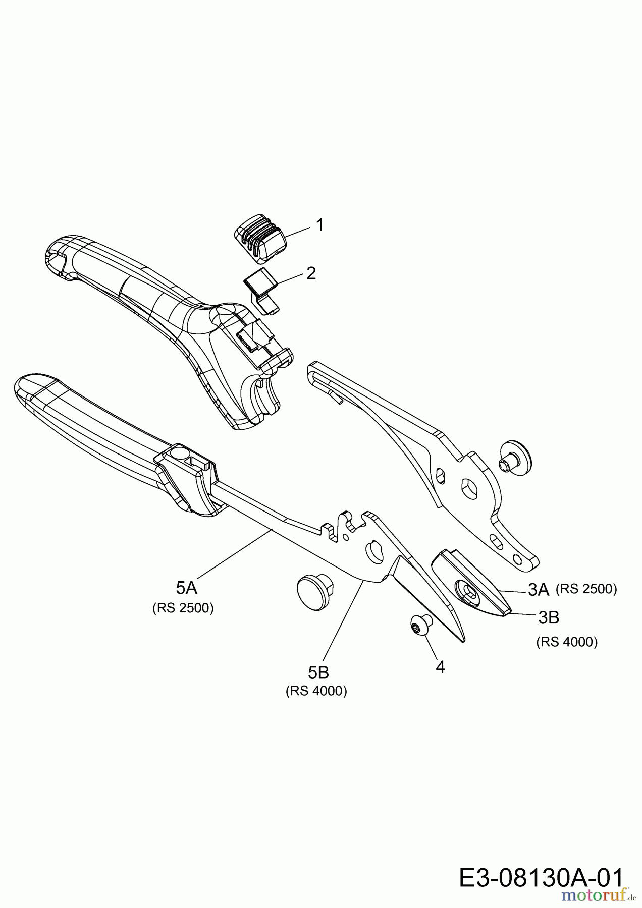  Wolf-Garten Gartenscheren (Amboss) RS 4000 73AFA005650  (2012) Grundgerät