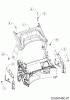 Cub Cadet LM 1 AP 46 11A-TQSJ603 (2017) Ersatzteile Abdeckung hinten, Holmbraketten