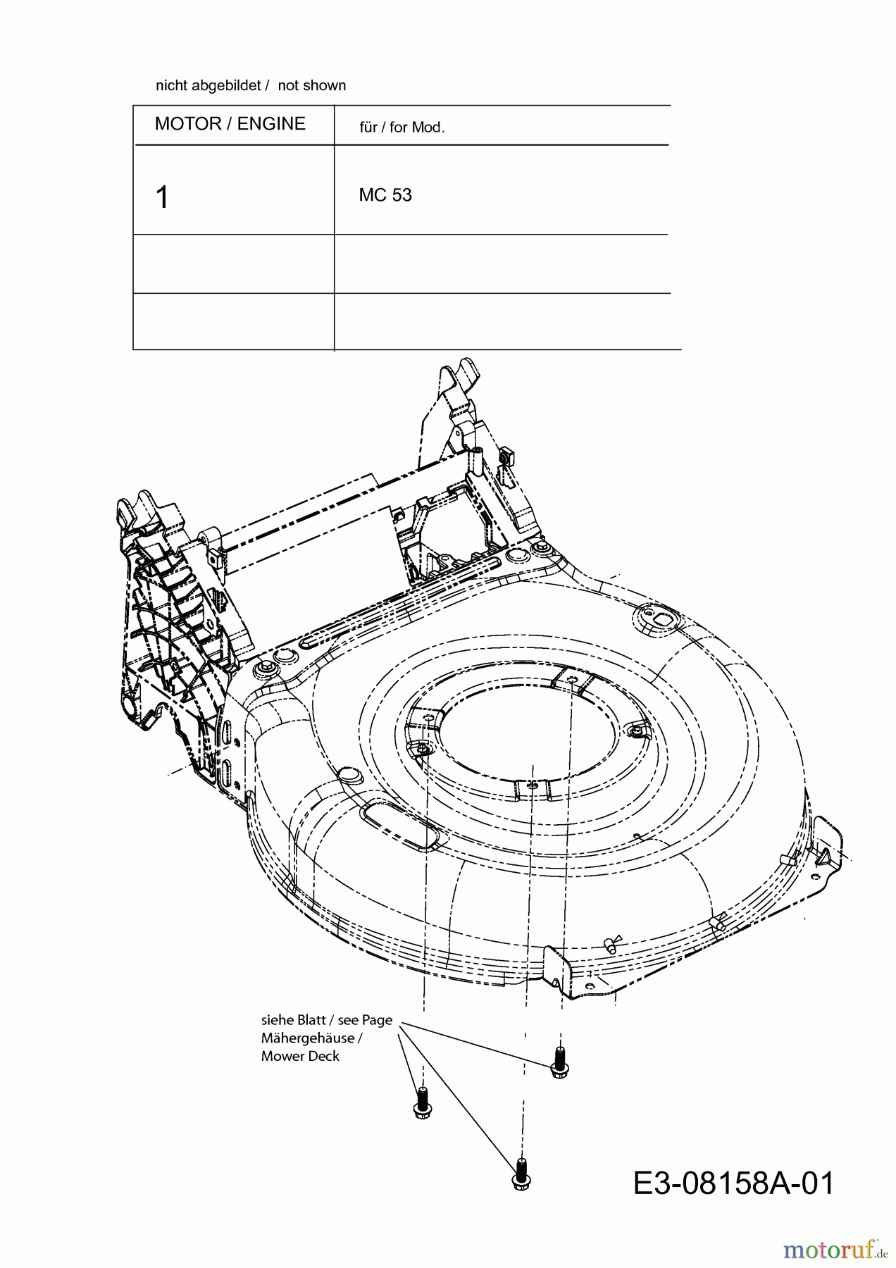  Mastercut Motormäher MC 53 11A-PAJS659  (2013) Motor