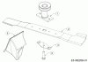 MTD BE 53 HW 12A-PH5L648 (2015) Ersatzteile Messer, Messeraufnahme, Mulchstopfen