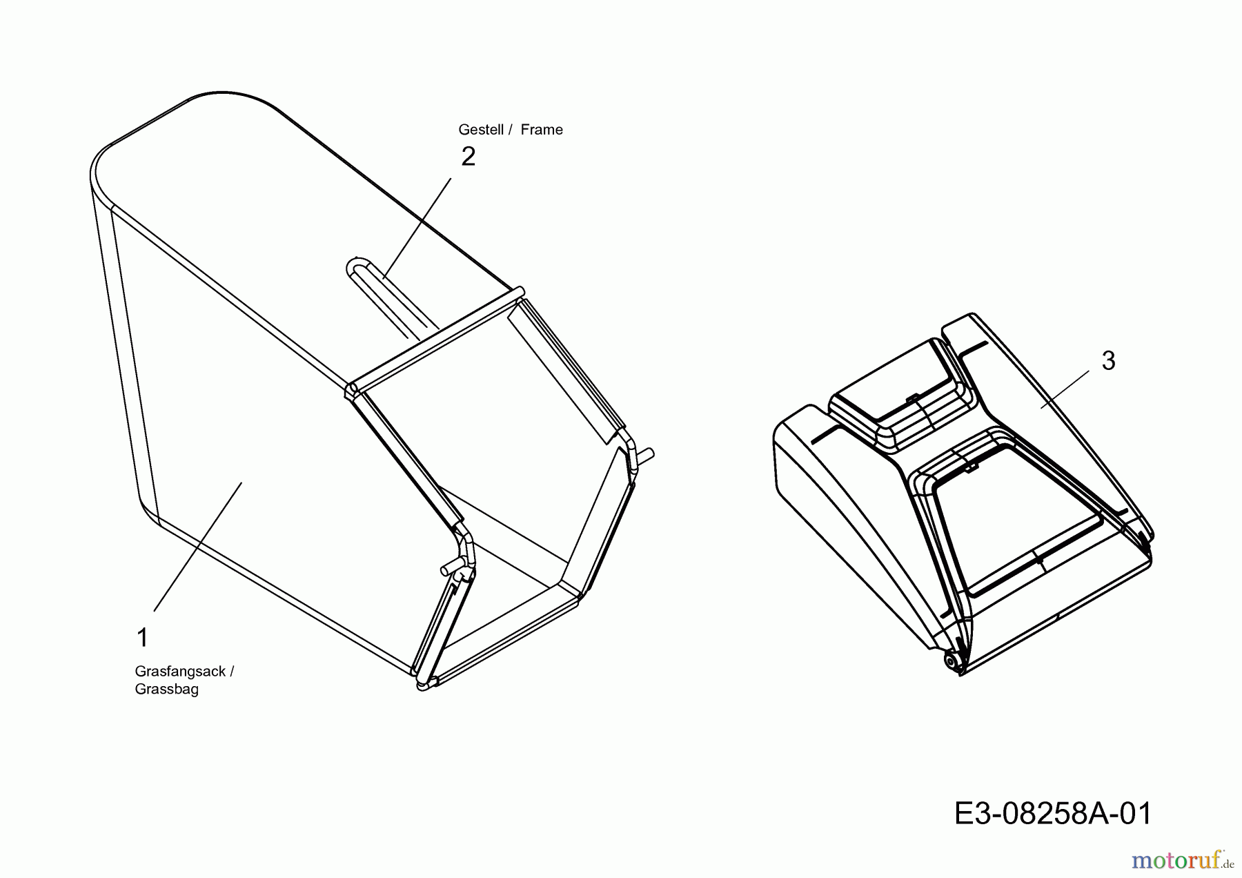  MTD Motormäher mit Antrieb Smart 53 SPO 12A-PCJT600  (2013) Grasfangsack