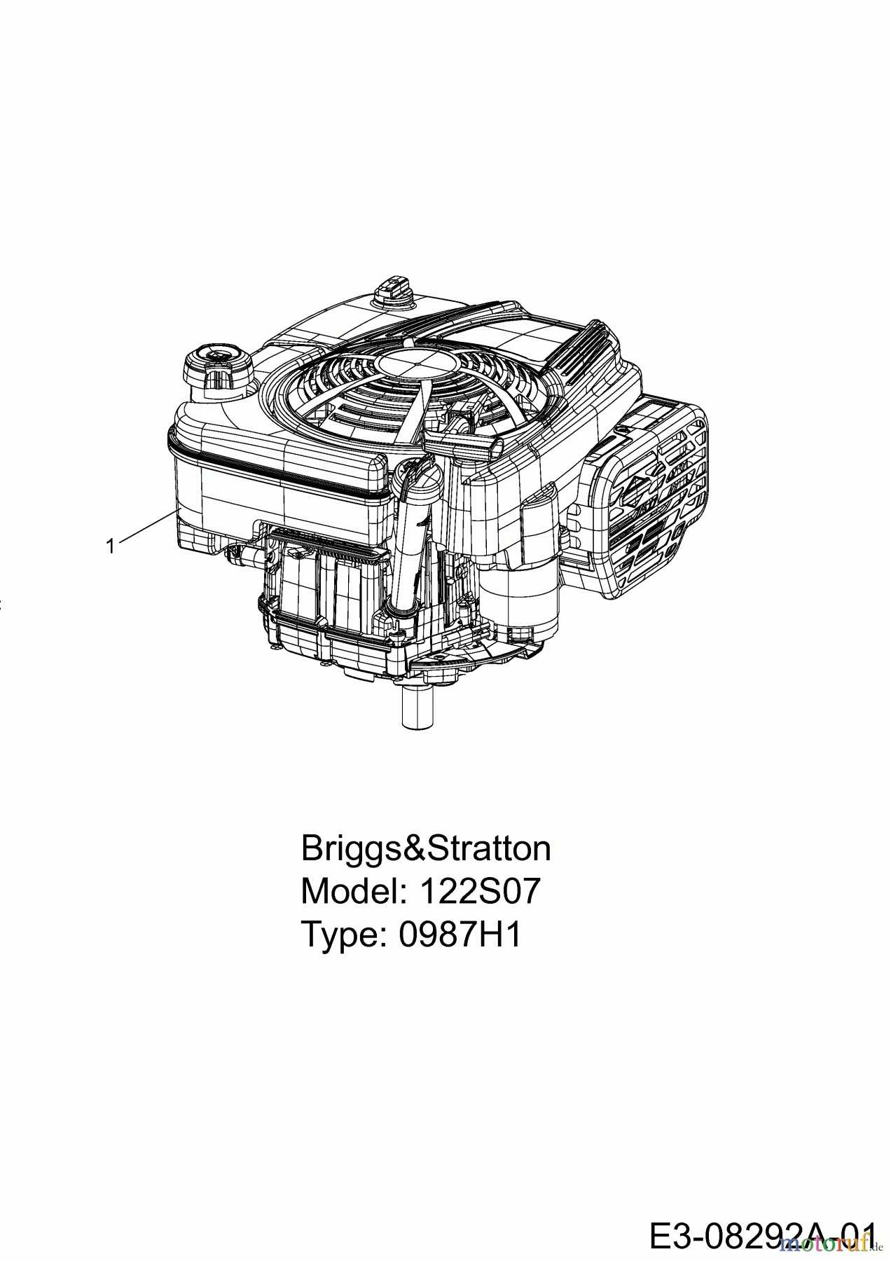 Wolf-Garten Rasentraktoren Scooter Mini / RDE 60 M 13A326EC650F (2013) Motor Briggs & Stratton