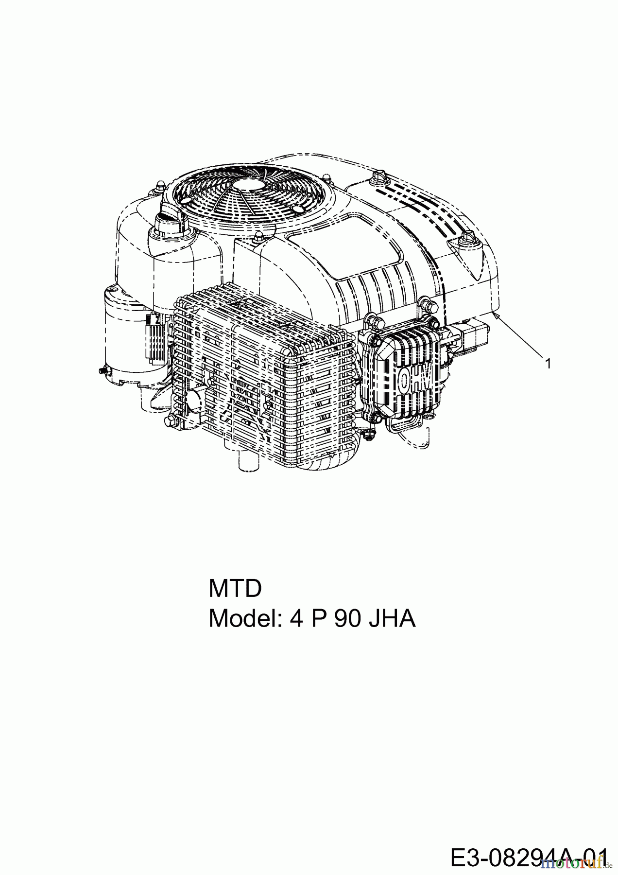 Cub Cadet Rasentraktoren CC 114 TA 13A226ED603 (2012) Motor MTD