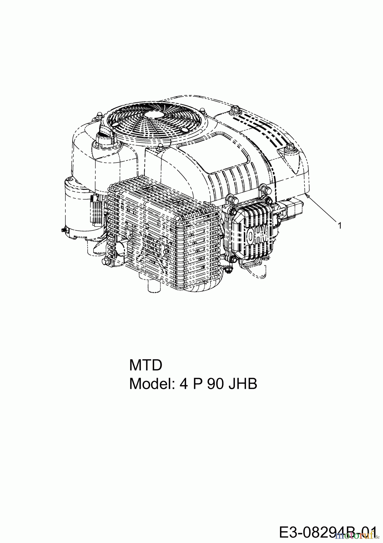 Cub Cadet Rasentraktoren CC 114 TA 13B226ED603 (2013) Motor MTD