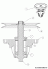 MTD 22/46 13AT77KT308 (2014) Ersatzteile Messerspindel 618-04865A