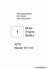 MTD VG 40 BM 16CH5AMQ600 (2013) Ersatzteile Motor MTD