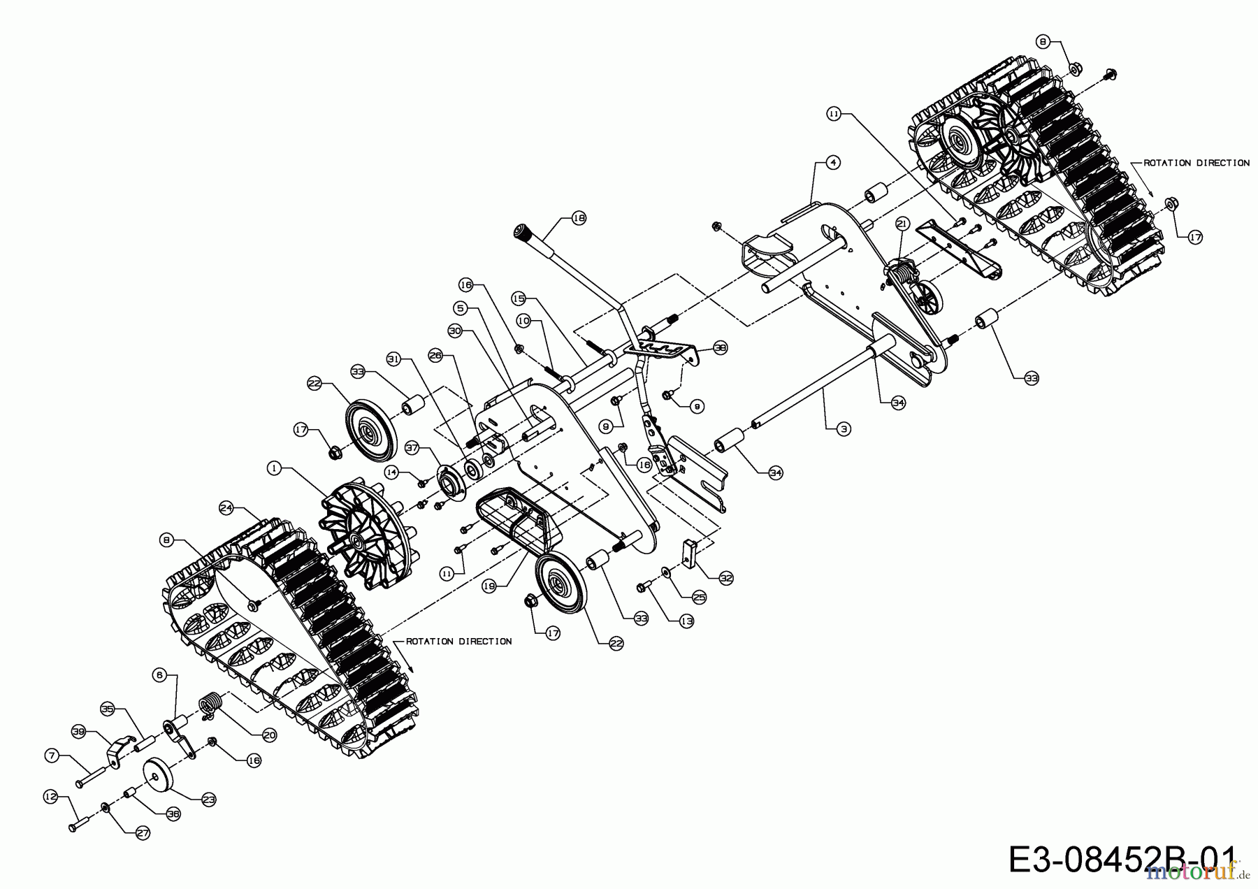  Cub Cadet Schneefräsen 730 HD TDE 31AY77KZ603  (2015) Raupenantrieb