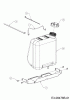 MTD 20/42 Automatic 13AT785S306 (2017) Ersatzteile Batteriehalter, Tank