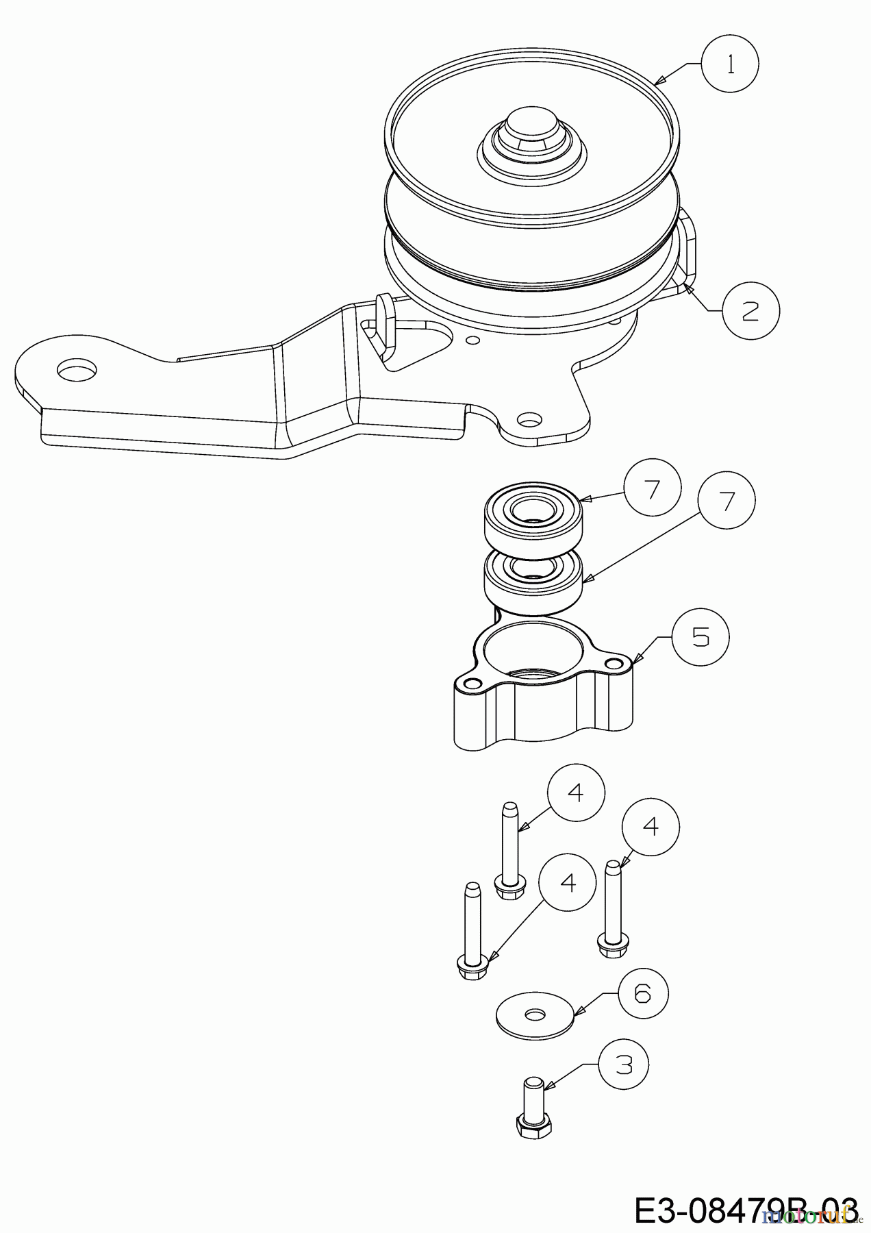 MTD Rasentraktoren 22/46 13AT77KT308 (2018) Variator