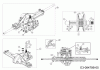 MTD 17.5/42 13AN775S308 (2018) Ersatzteile Getriebe 618-04566B