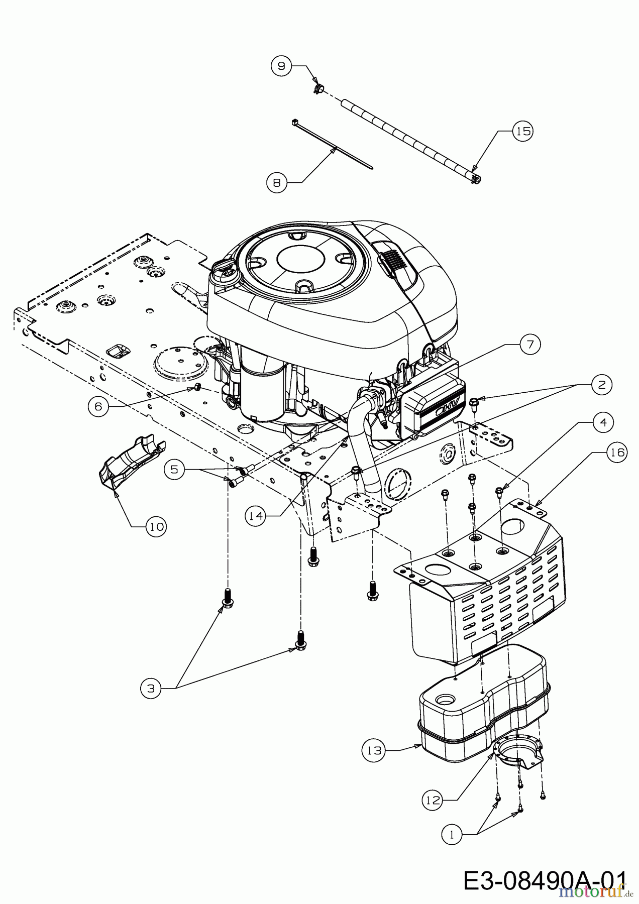  MTD Rasentraktoren 742 RL 13AN772S329  (2013) Motorzubehör