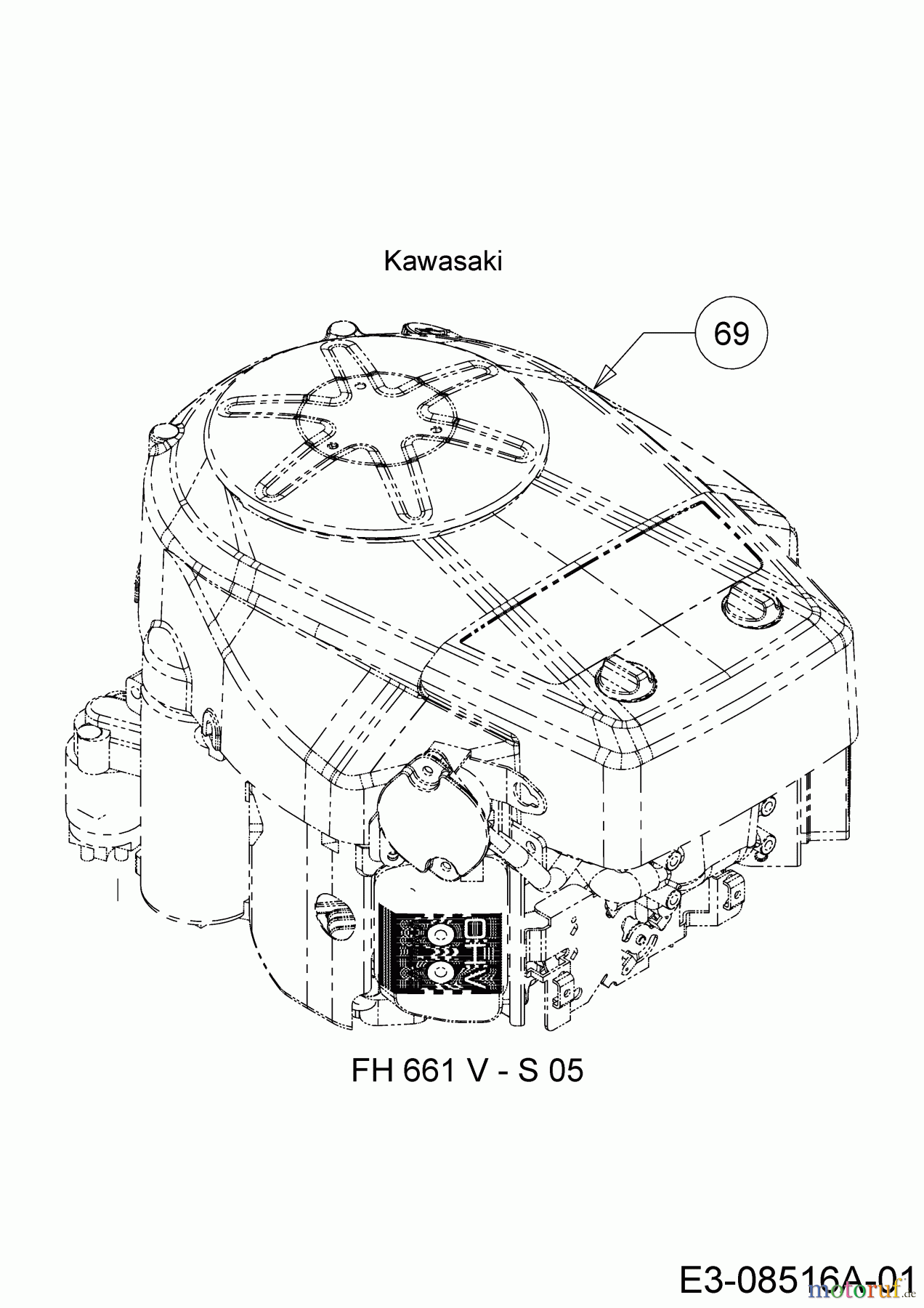  MTD-Motoren MTD vertikal 5 X 65 RU 752Z5X65RU  (2015) Tank