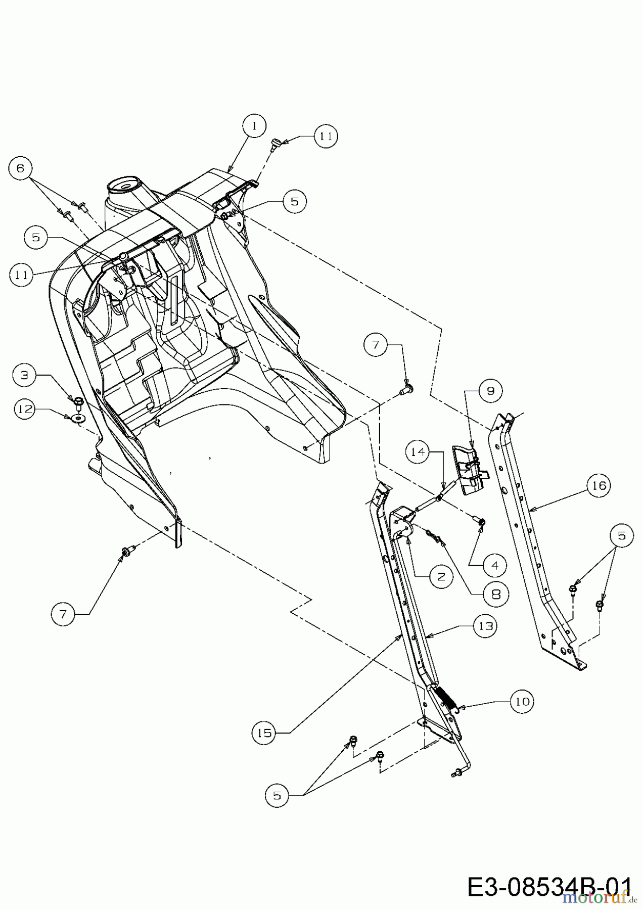  Troy-Bilt Rasentraktoren TB 4220 13AP90KS309  (2015) Armaturenbrett