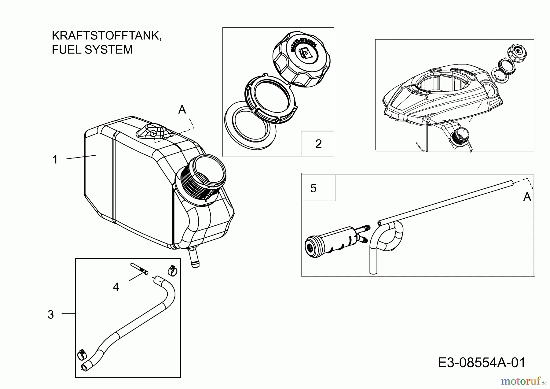 MTD-Motoren Vertikal 5P71MHA 752M5P71MHA (2014) Tank