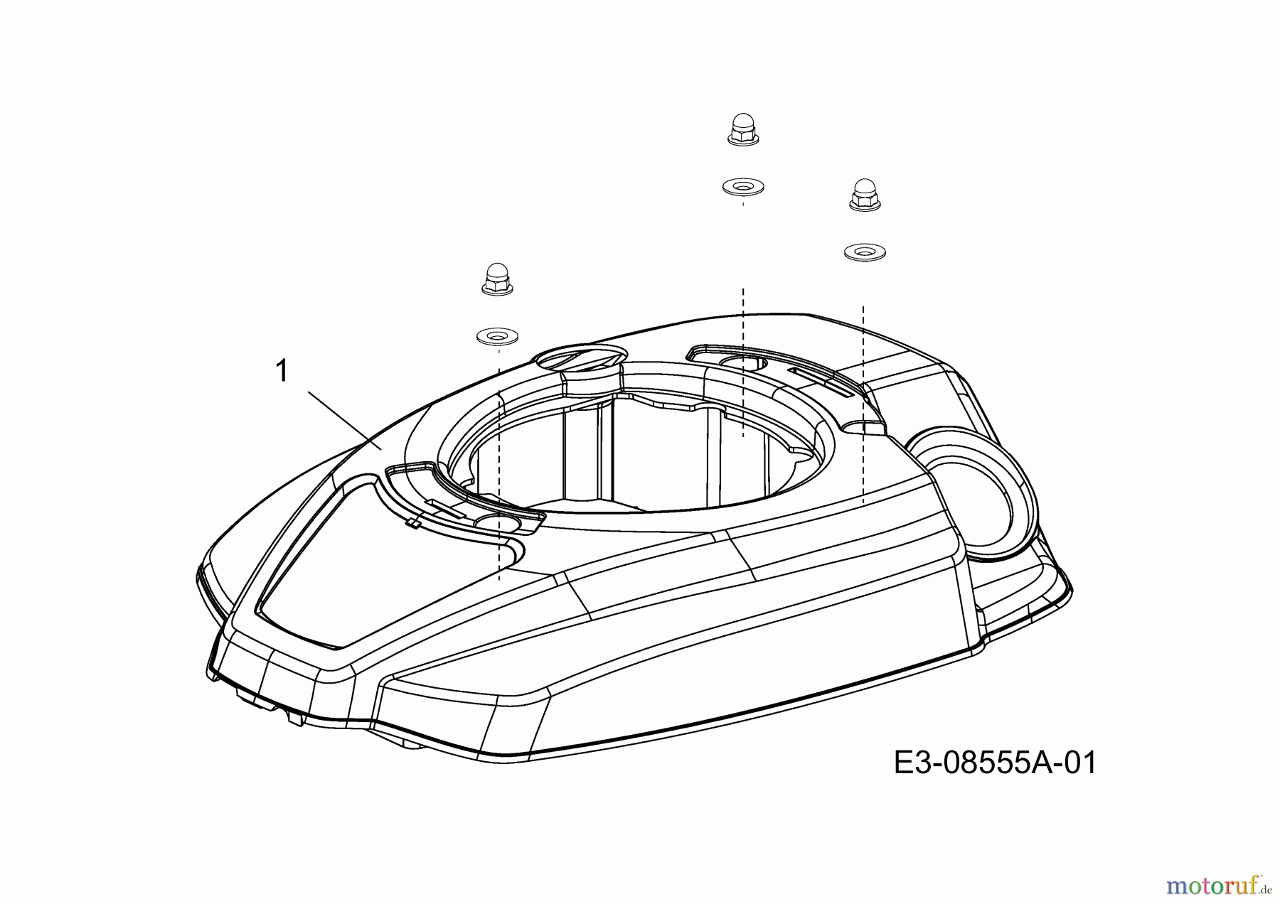  MTD-Motoren Vertikal 5P71MHA 752M5P71MHA  (2014) Motorabdeckung
