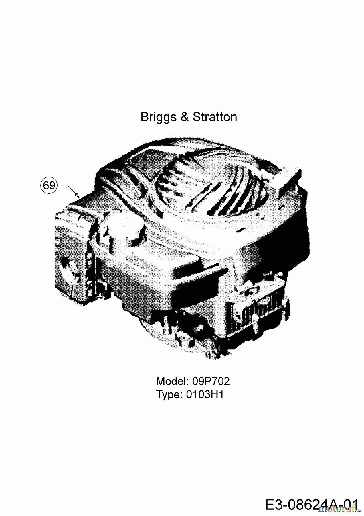 Gutbrod Motormäher HB 46 B 11A-TQ5E690 (2016) Motor Briggs & Stratton