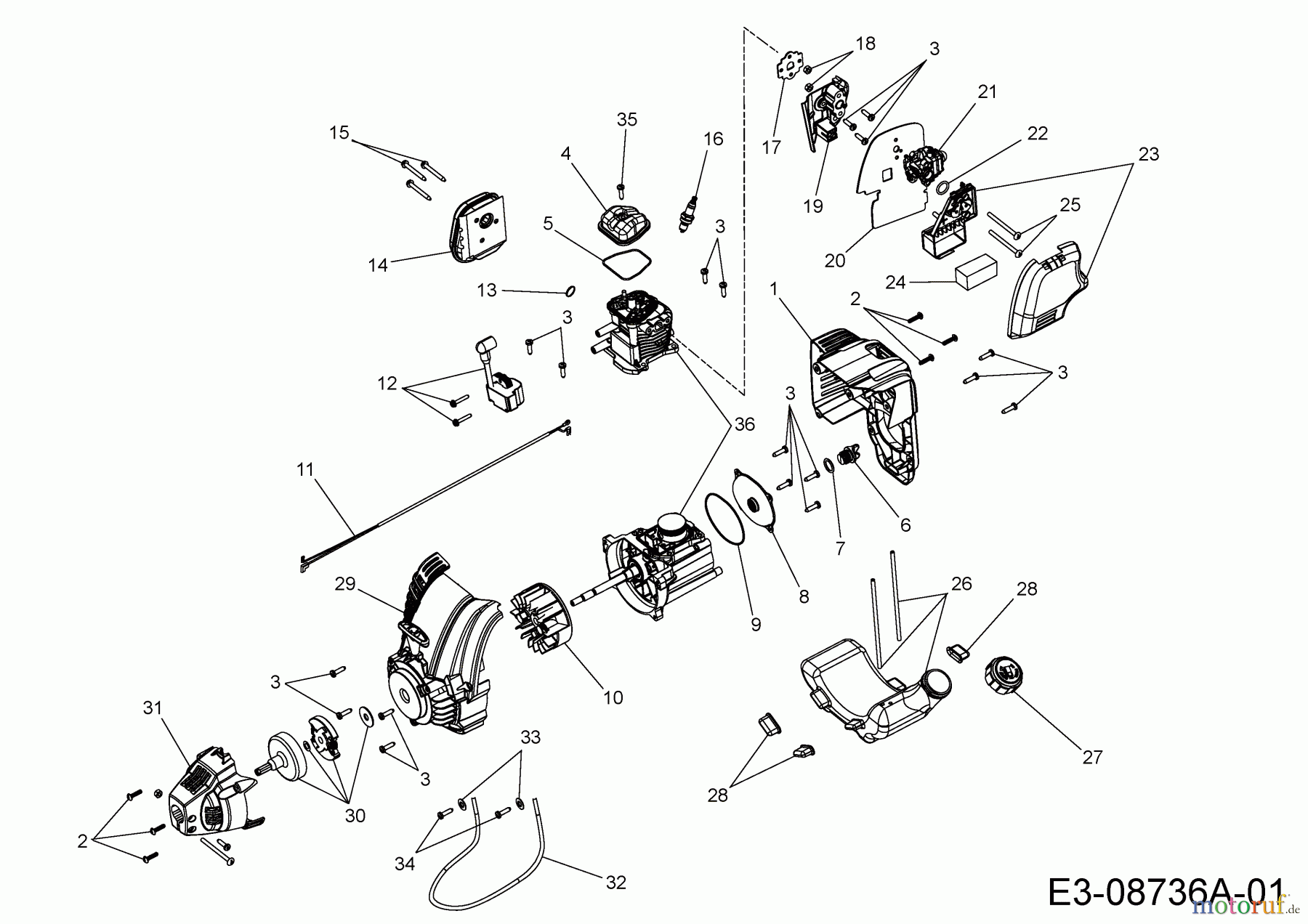  MTD Motorsensen 990 41ADZ99C678  (2018) Motor