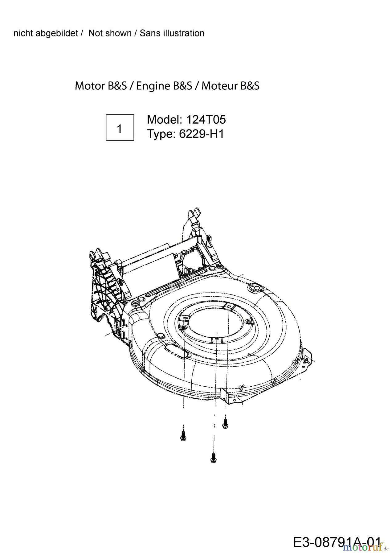 Mr.Gardener Motormäher mit Antrieb HW 46 BA-ES 12AETN8U629 (2014) Motor Briggs & Stratton