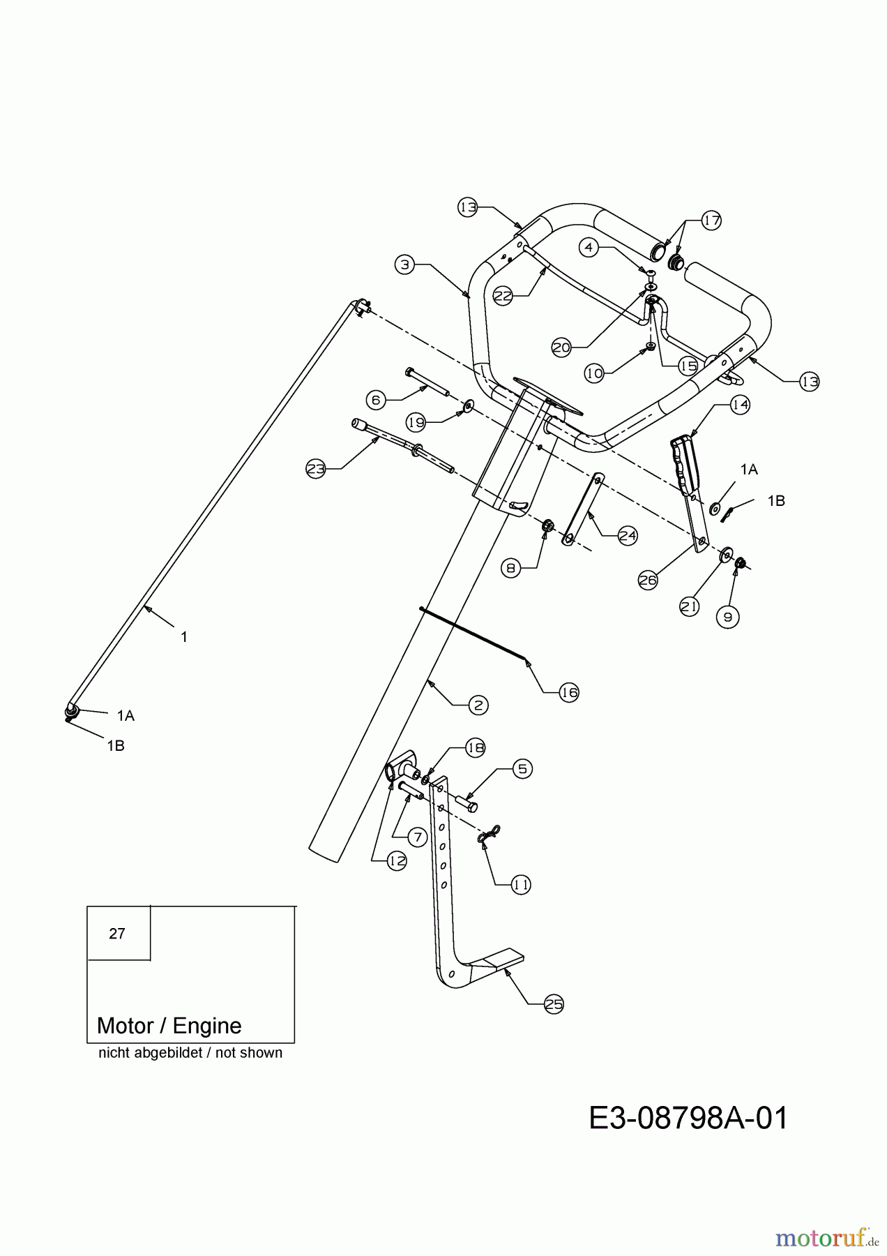  Cub Cadet Motorhacken RT 65 21AB45M8710  (2014) Holm, Motor