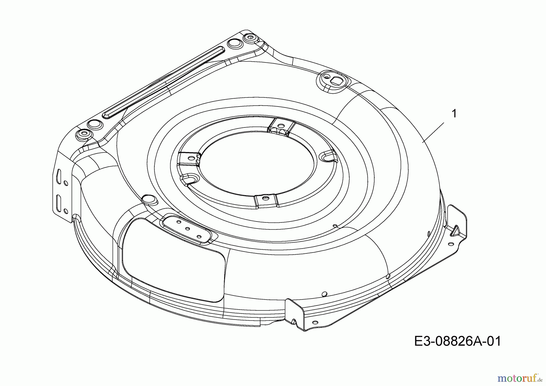  Cub Cadet Motormäher SC 100 11A-A92J710  (2014) Mähwerksgehäuse