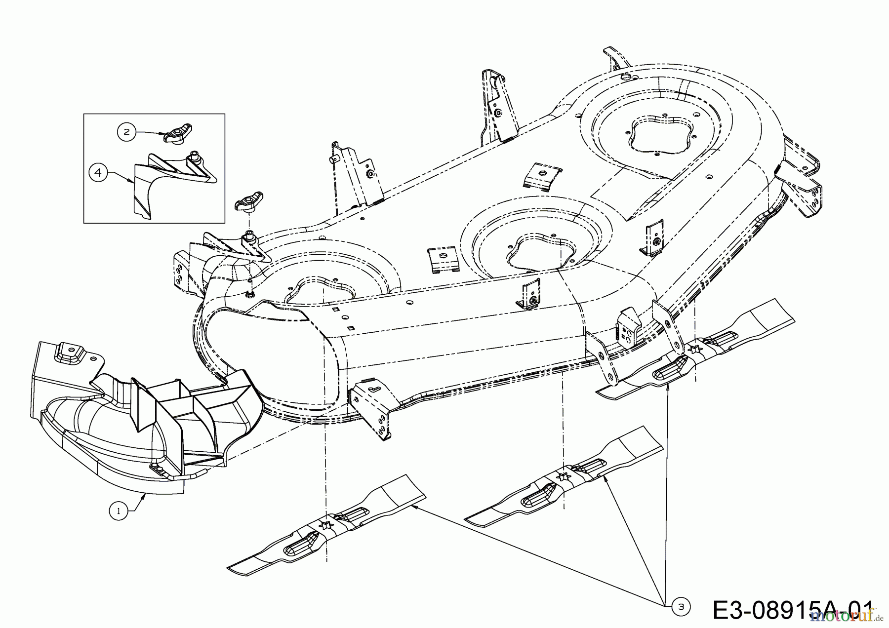 Cub Cadet Zero Turn XZ1 127 17CICACQ603 (2018) Mulch Kits