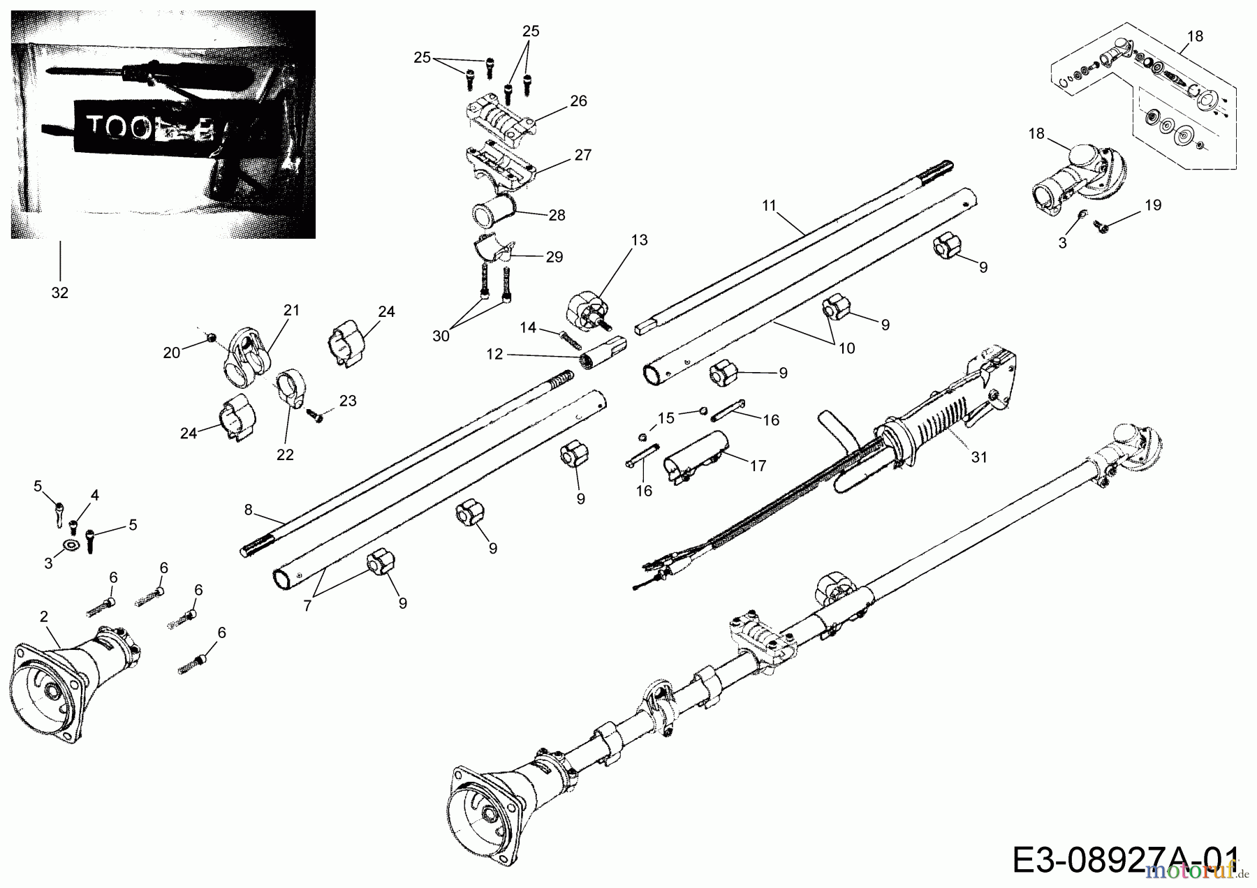 MTD Motorsensen Smart BC 26 41ATG0G-678 (2015) Grundgerät