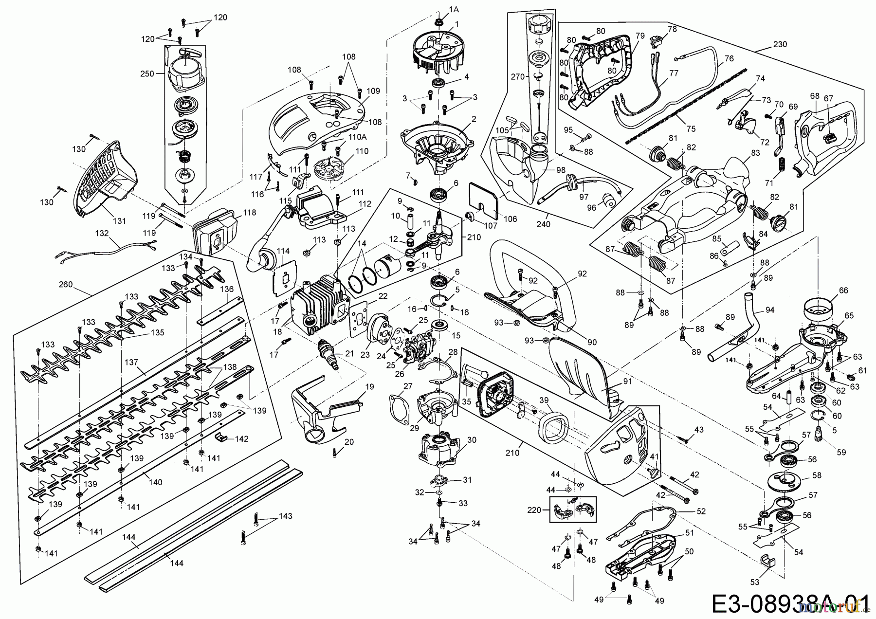  MTD Motorheckenscheren GHT 55/28 41AHG0G-678  (2015) Grundgerät