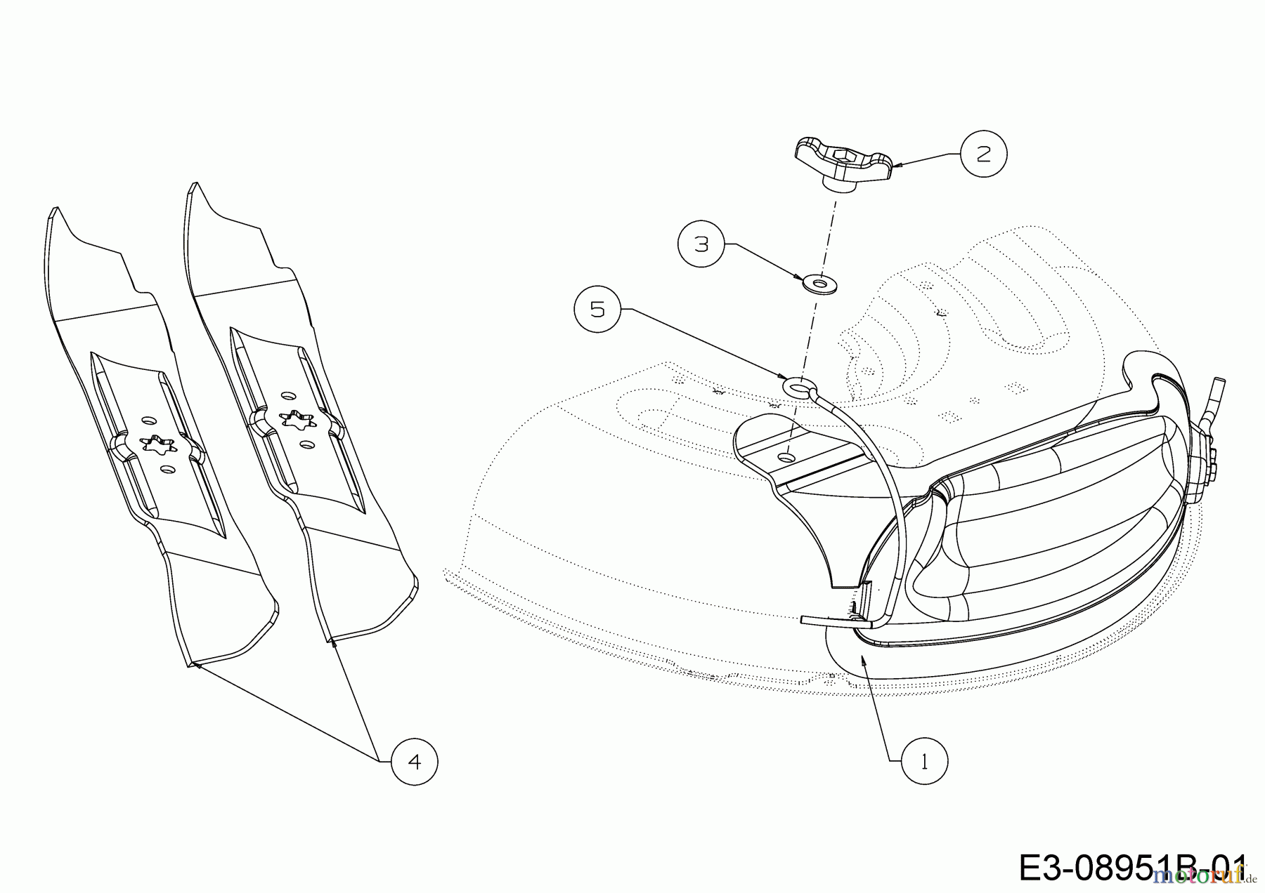 Cub Cadet Zero Turn XZ1 107 17CMCACS603 (2017) Mulch Kit