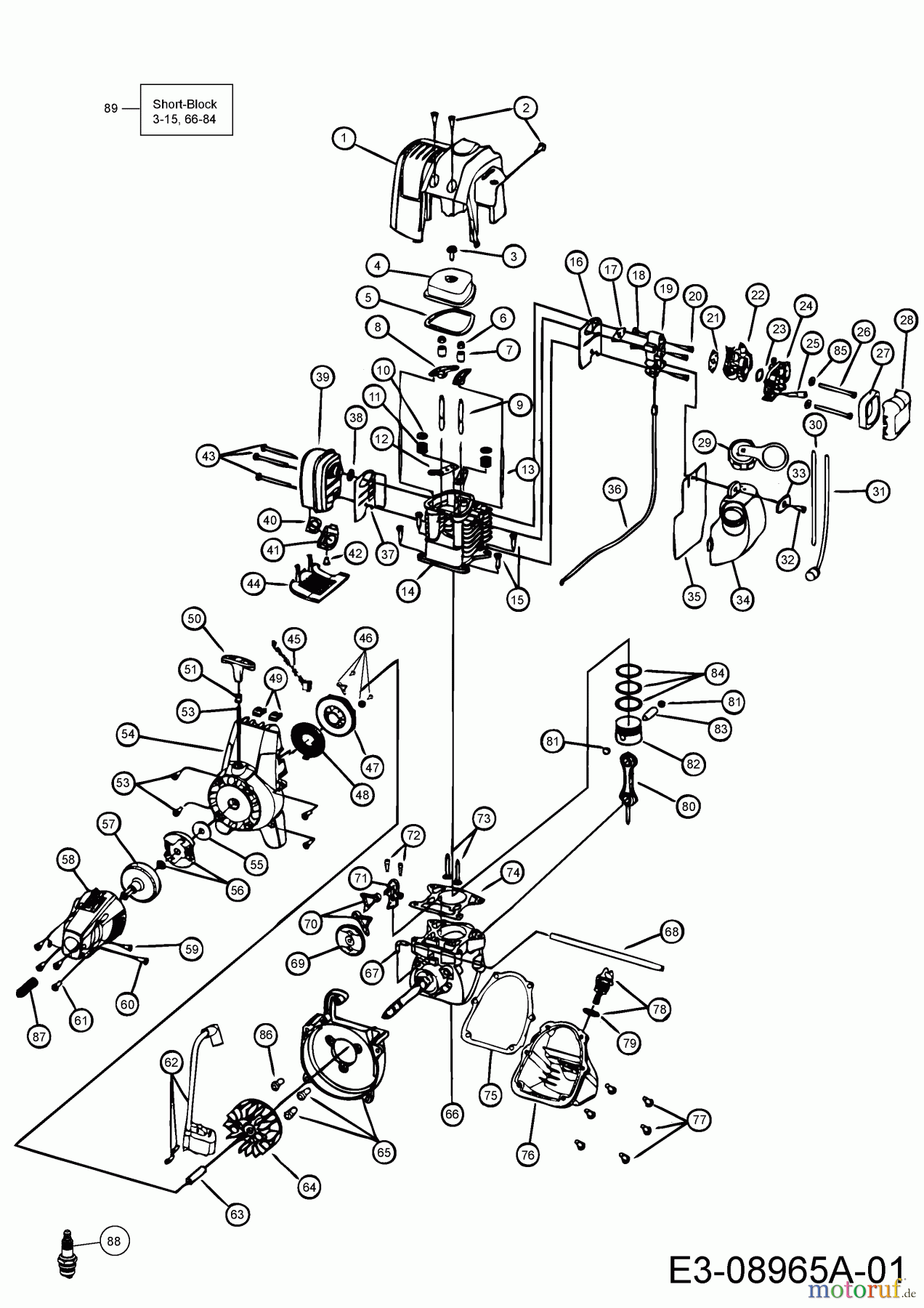  MTD Motorsensen ZR 825 R 42AD825C700  (2005) Motor