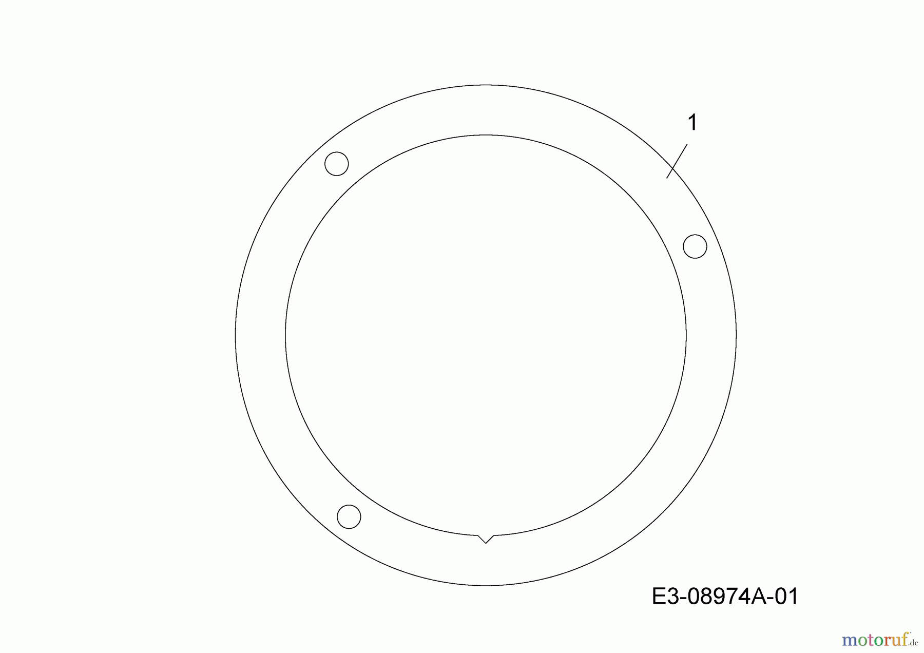  Wolf-Garten Motormäher A 420 HW 11A-LV5N650  (2015) Unterlegring Motor