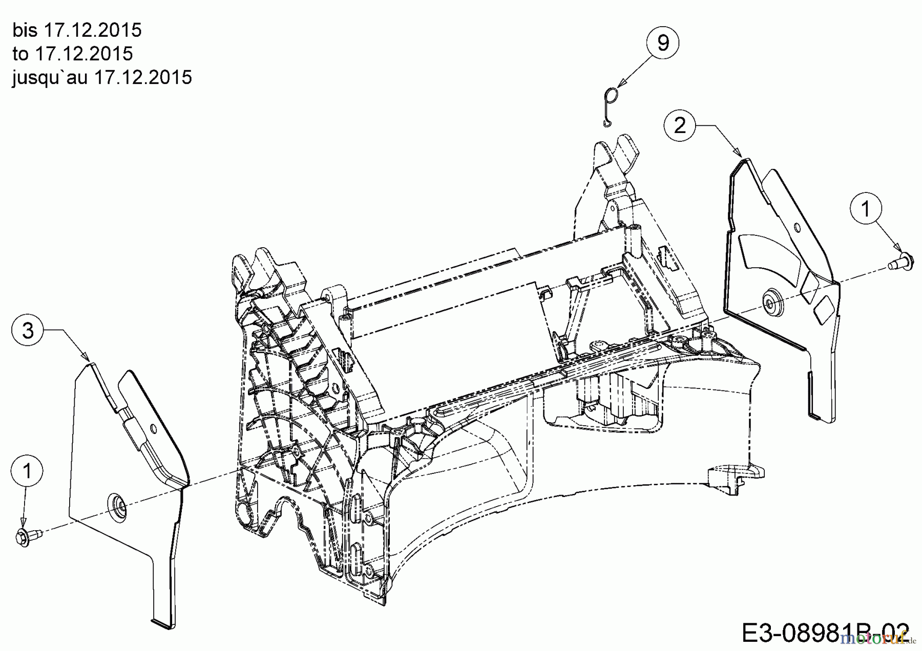  MTD Motormäher mit Antrieb Smart 53 SPOE 12AEPCS7600  (2016) Holmbraketten bis 17.12.2015