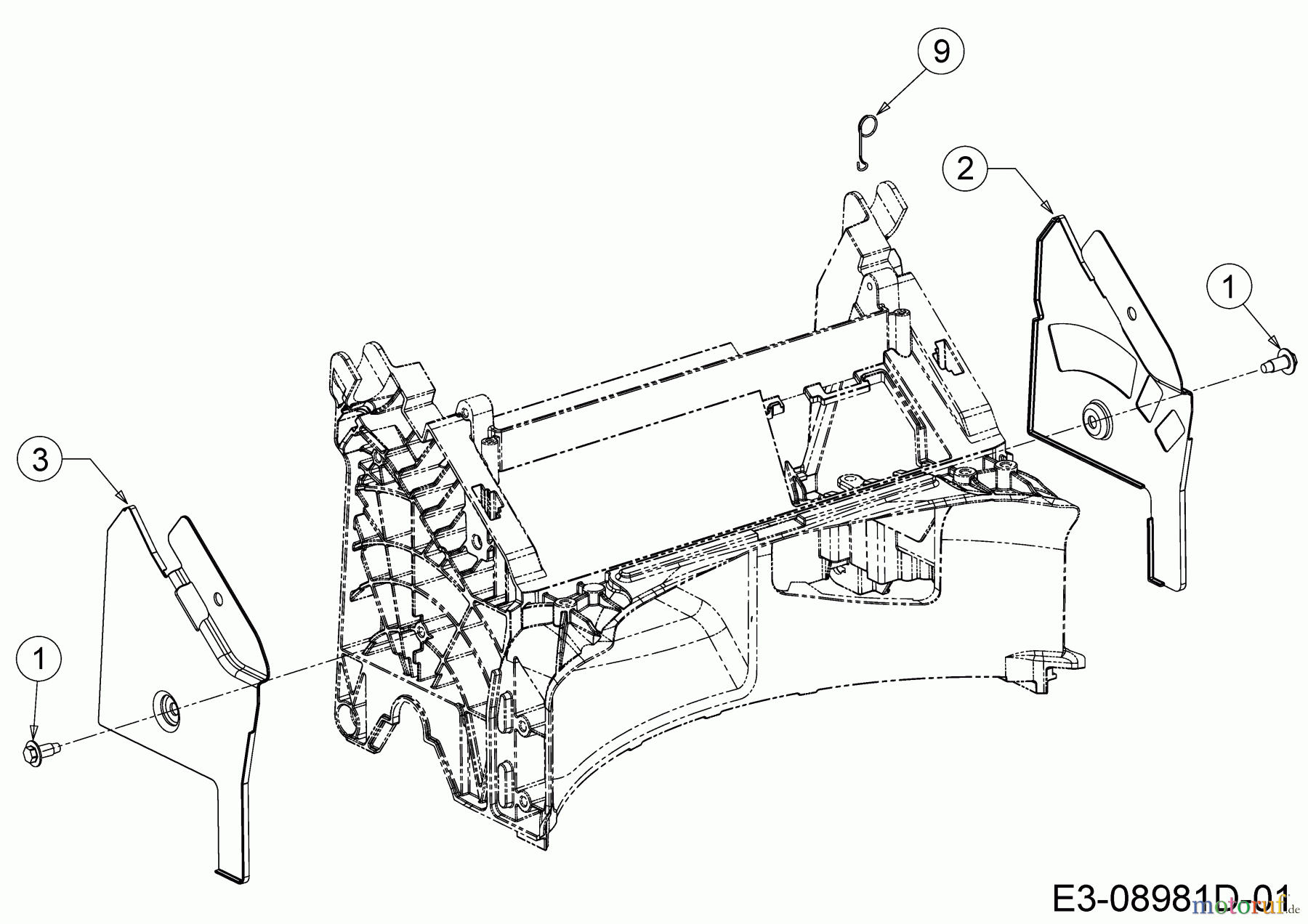 MTD Motormäher mit Antrieb SP 46 B 12A-TABG600 (2018) Holmbraketten