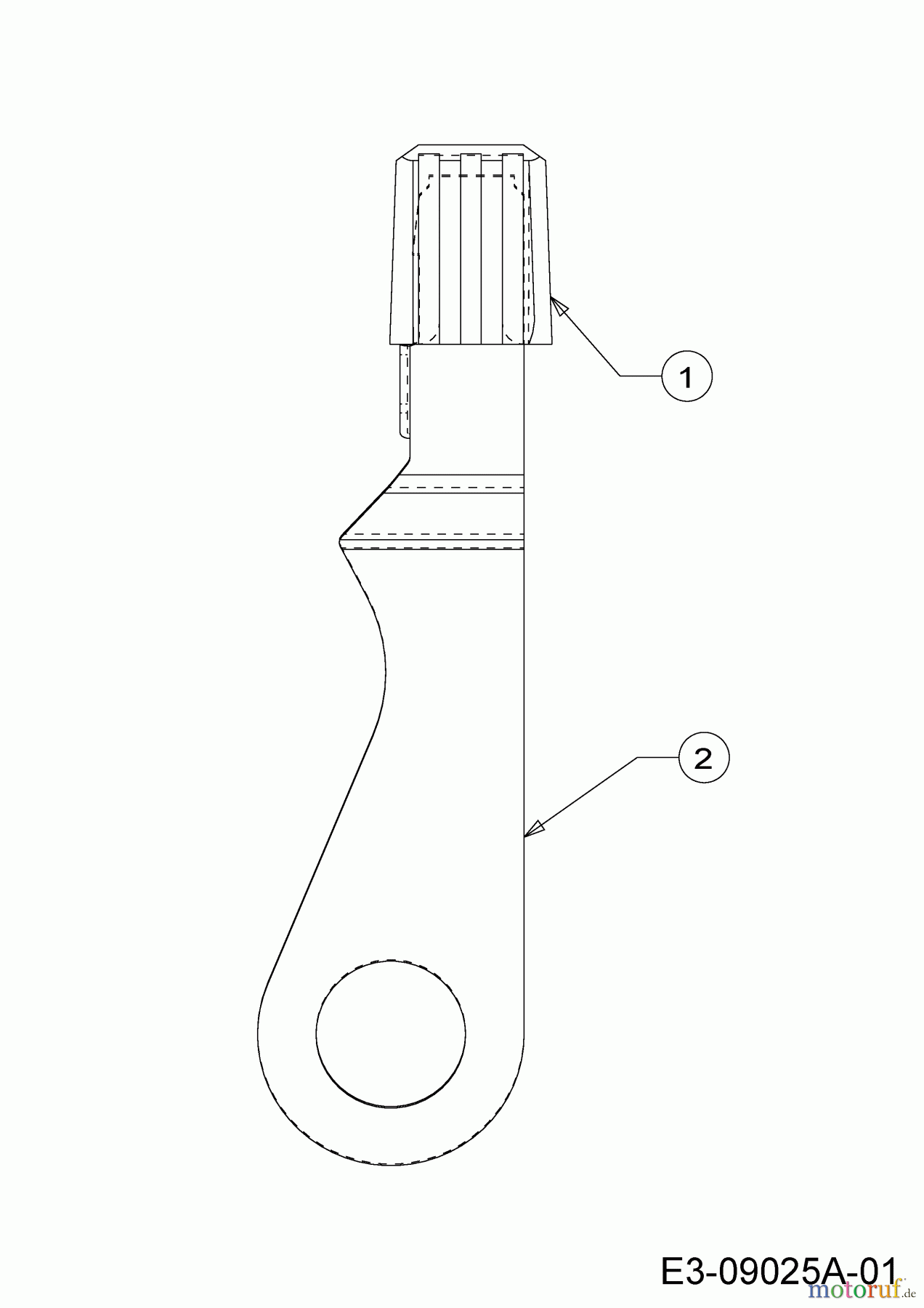 MTD Rasentraktoren H 145 13AA698F678 (2004) Höhenverstellung
