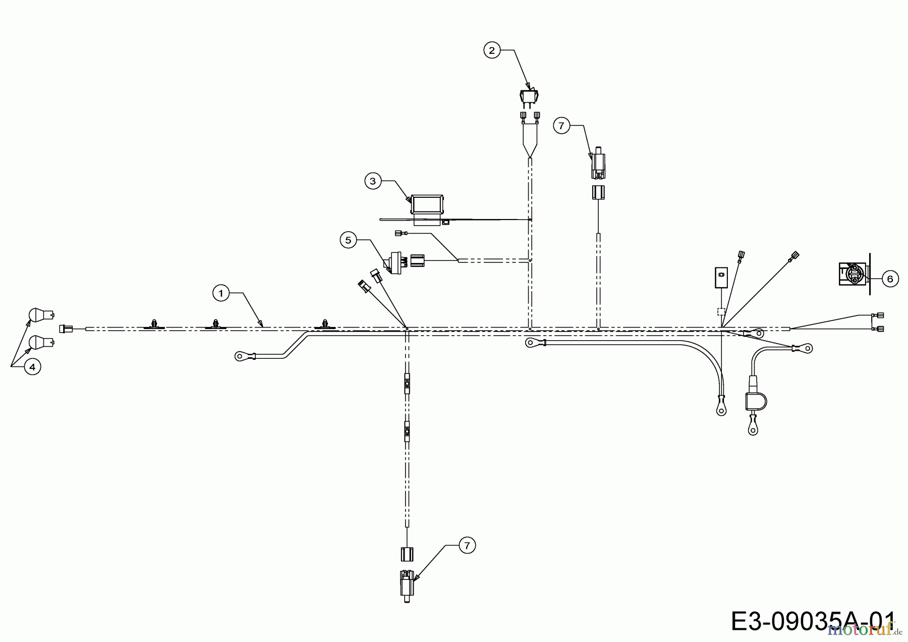 MTD Rasentraktoren H 145 13AA698F678 (2004) Elektroteile