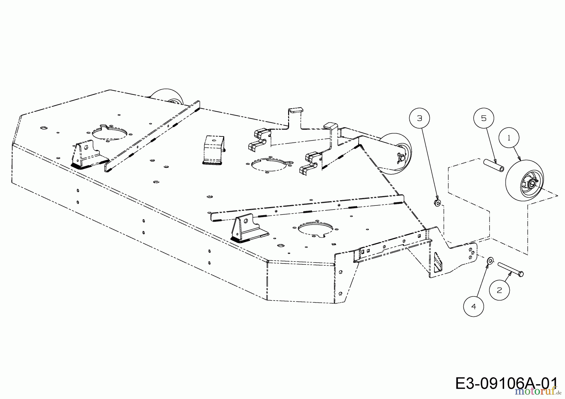 Cub Cadet Zero Turn Z-Force LZ 60 17BIDAGD010 (2015) Räder Mähwerk