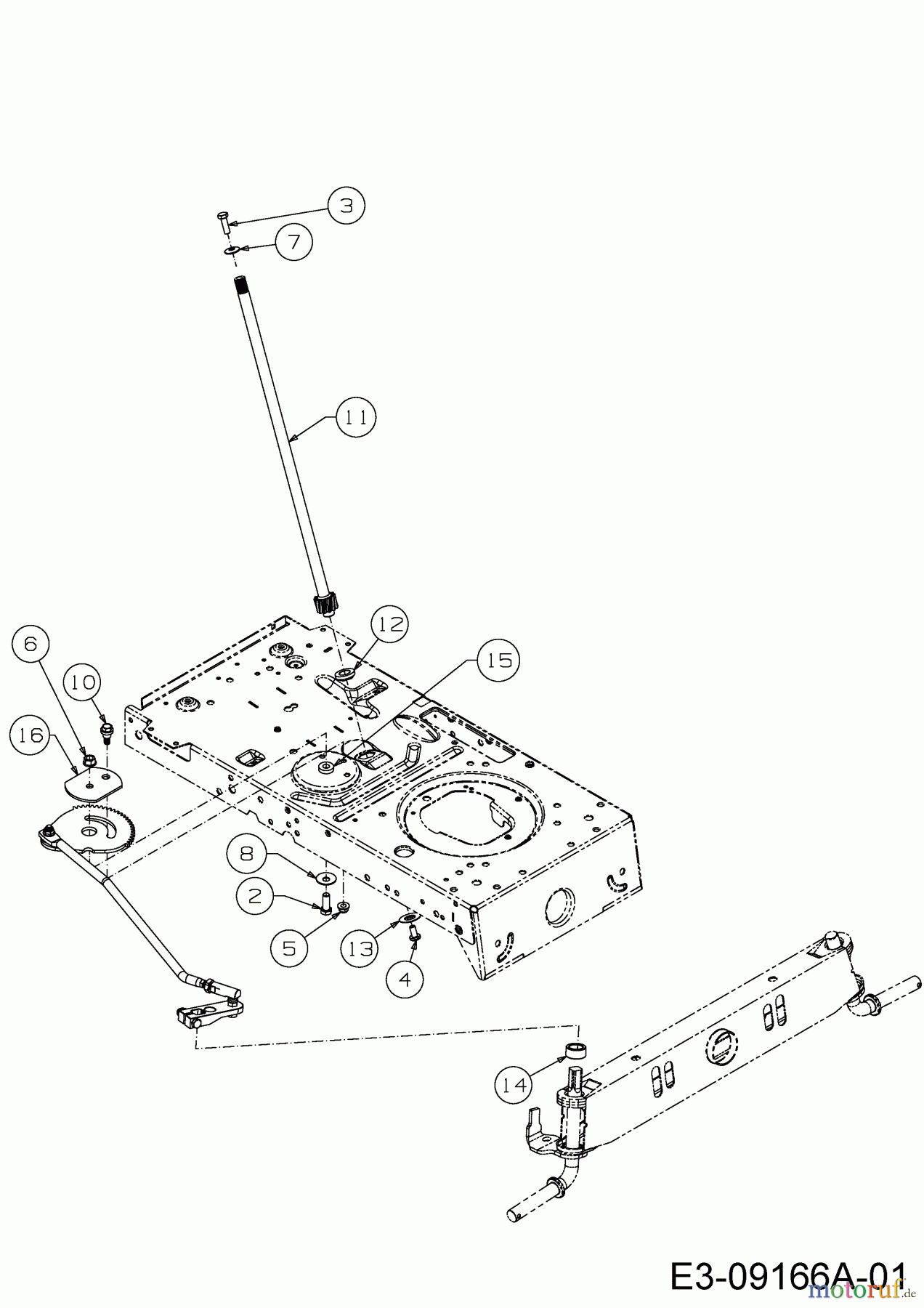  Troy-Bilt Rasentraktoren Bronco 42 13WX78KS066  (2015) Lenkung