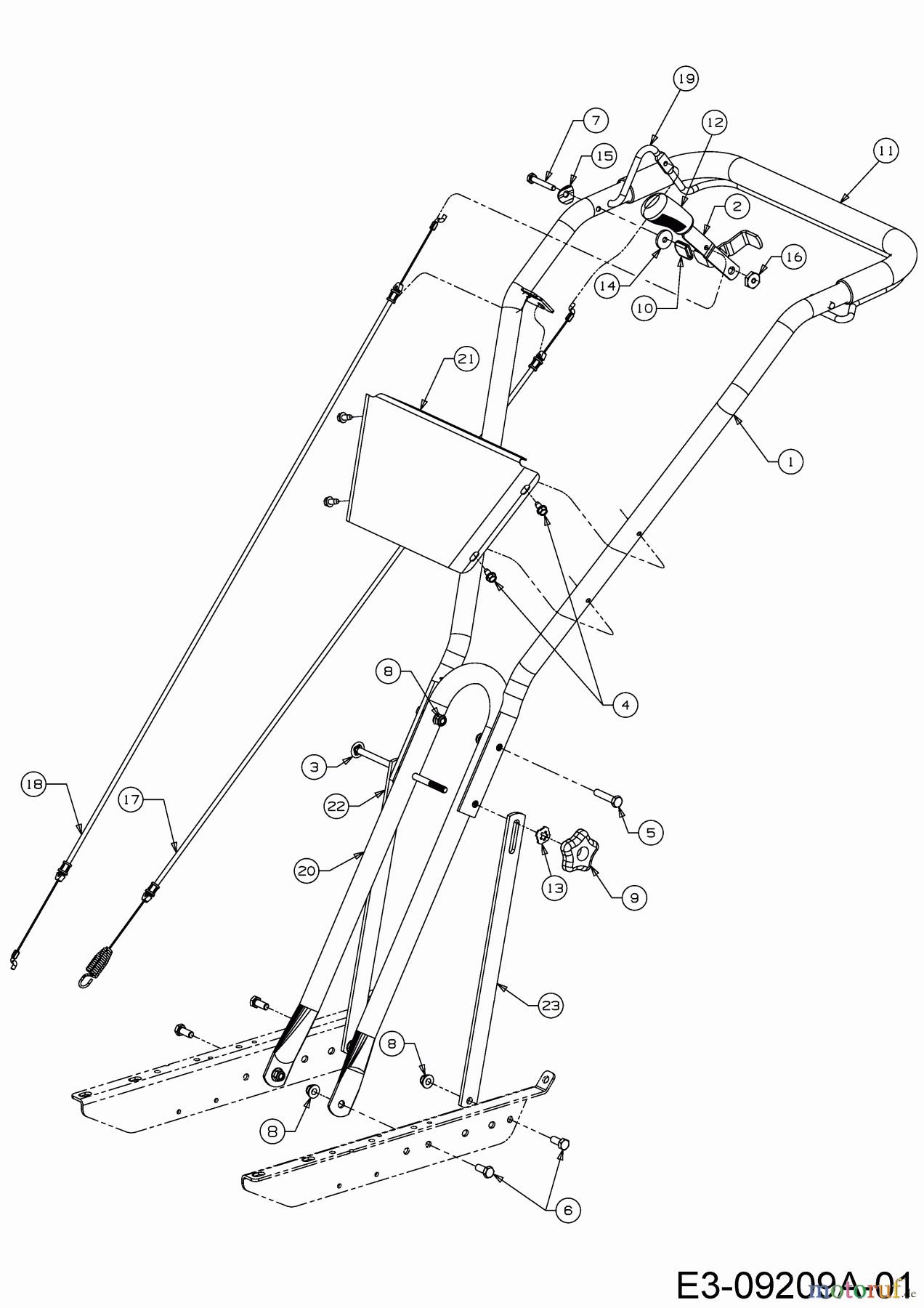 Troy-Bilt Motorhacken Super Bronco 16
