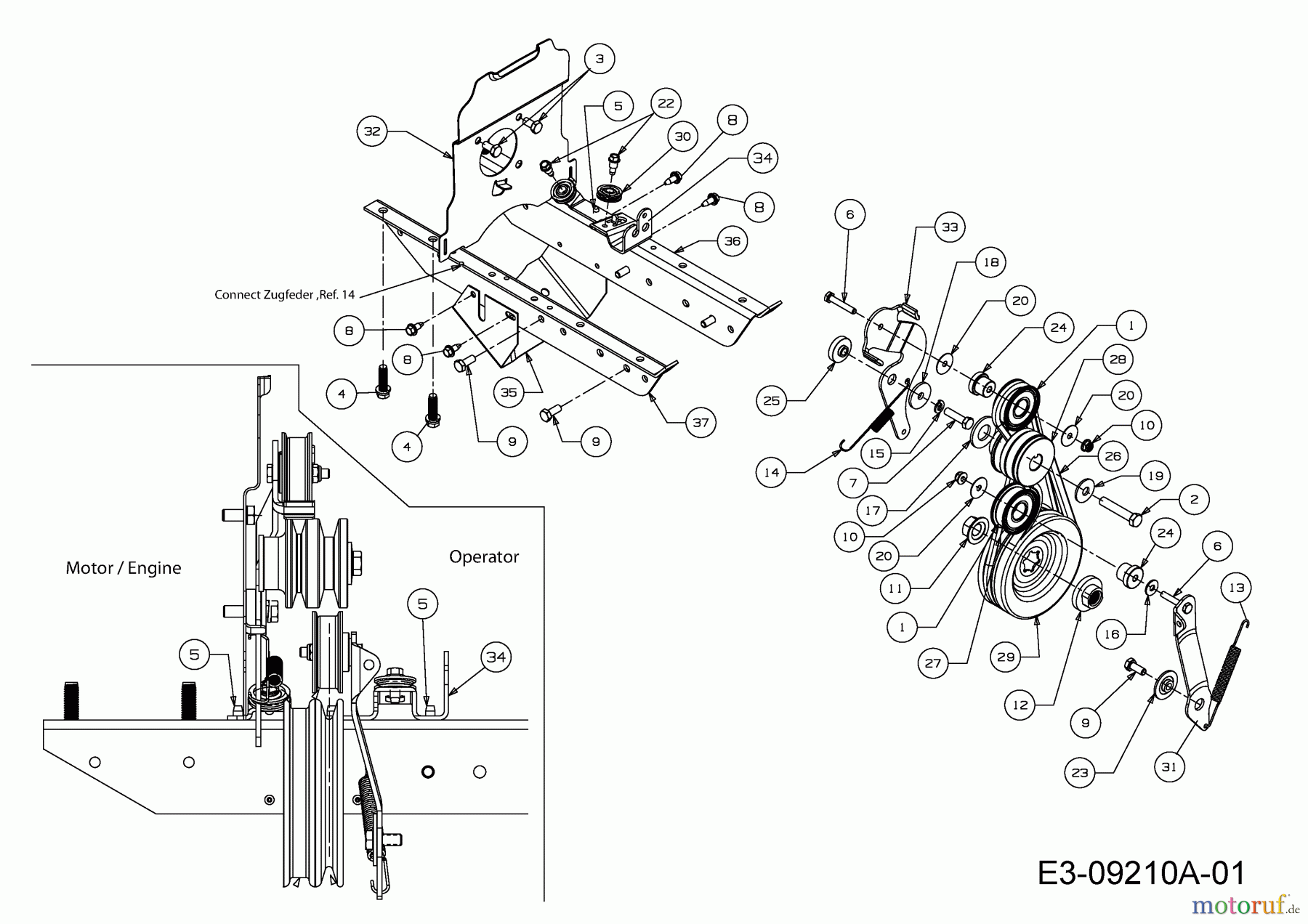 Troy-Bilt Motorhacken Super Bronco 16