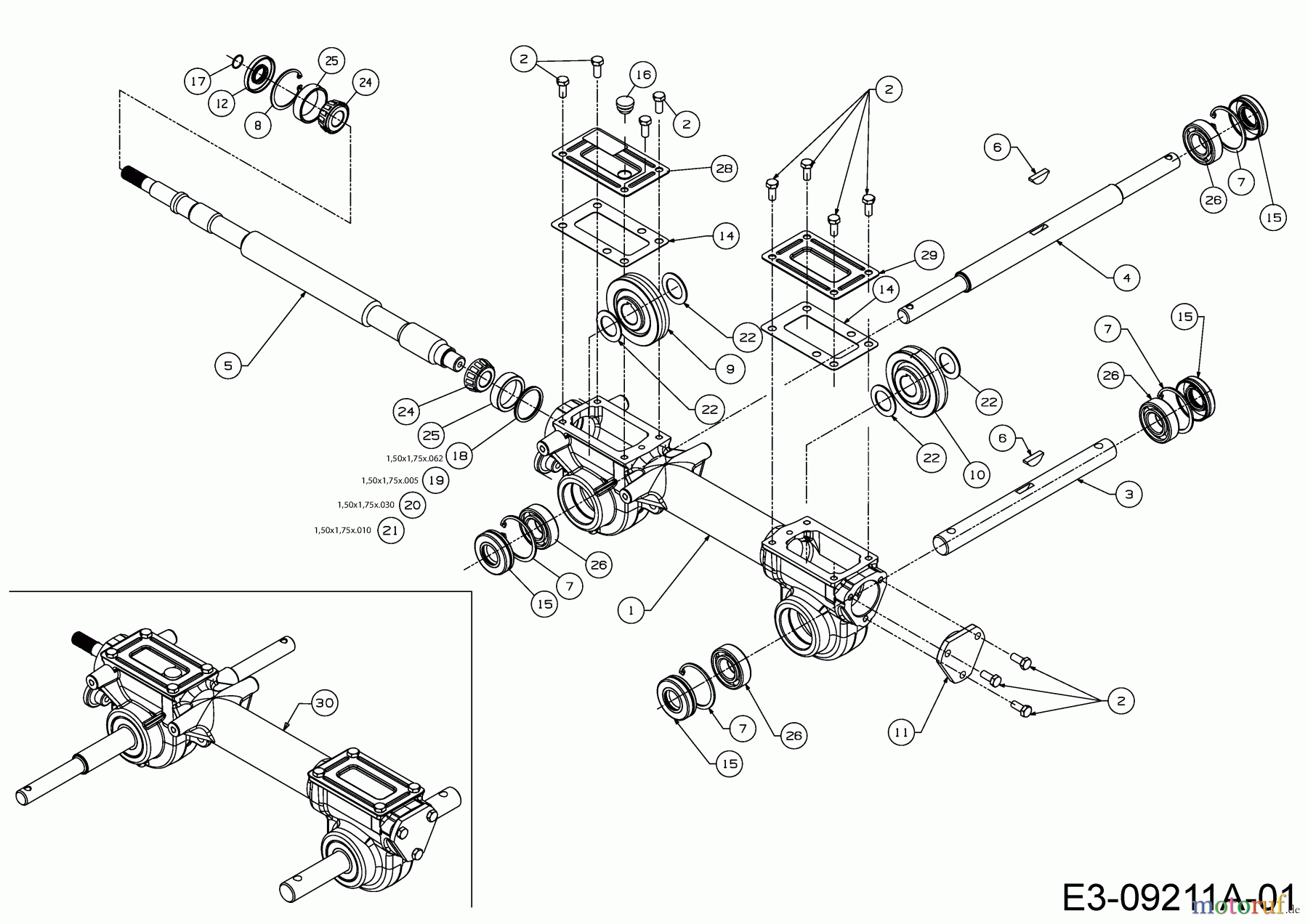 Troy-Bilt Motorhacken Super Bronco 16