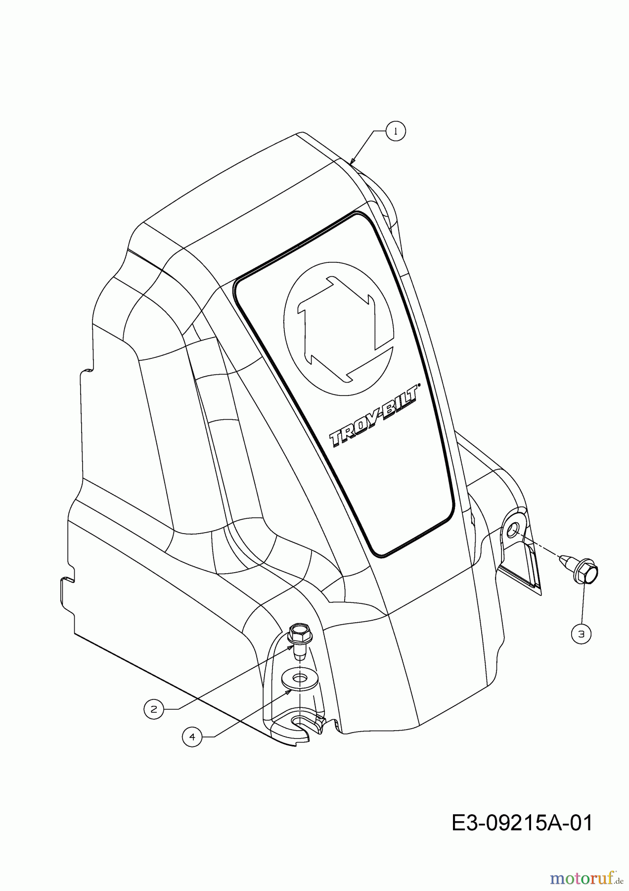 Troy-Bilt Motorhacken Super Bronco 16
