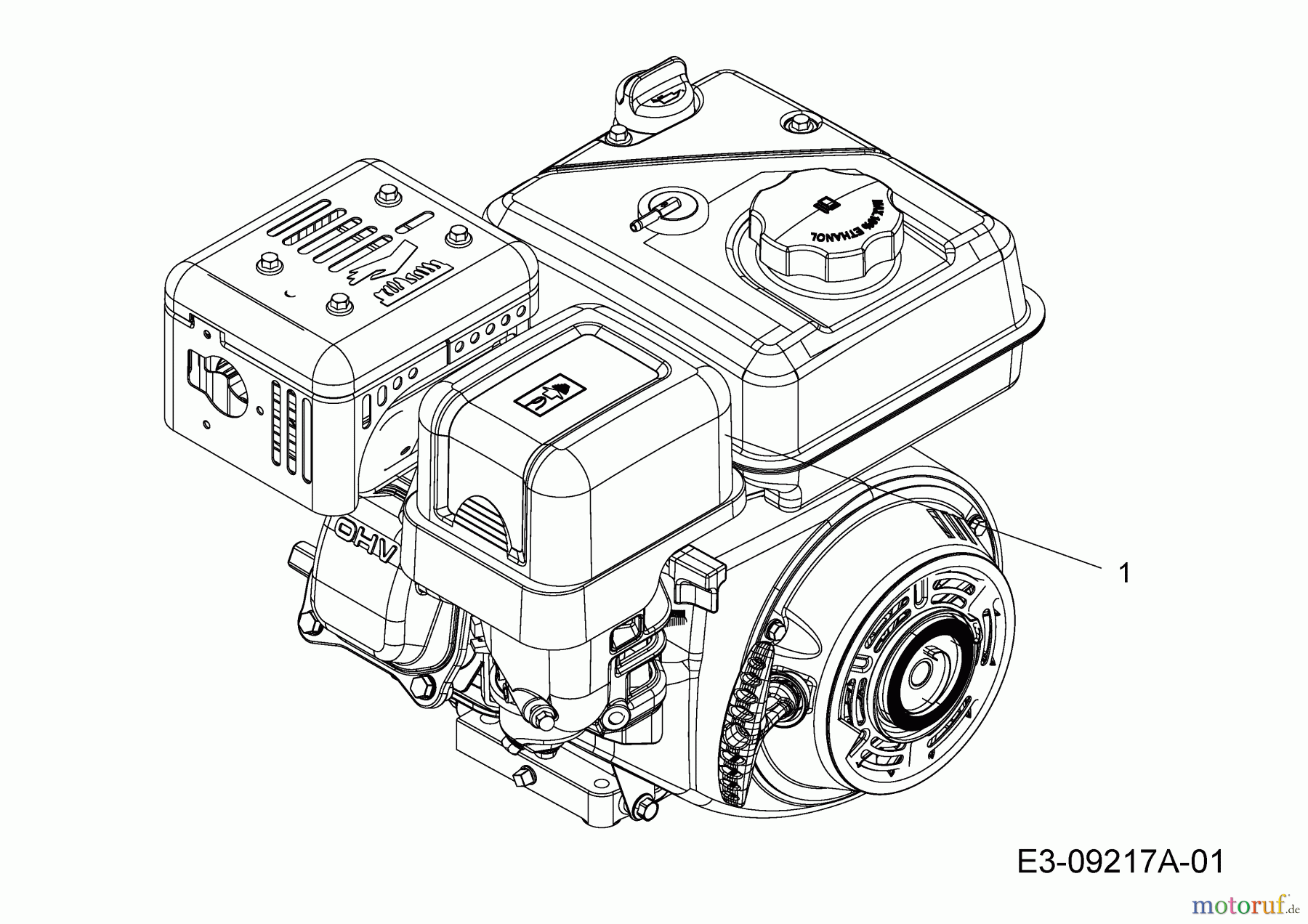 Troy-Bilt Motorhacken Super Bronco 16