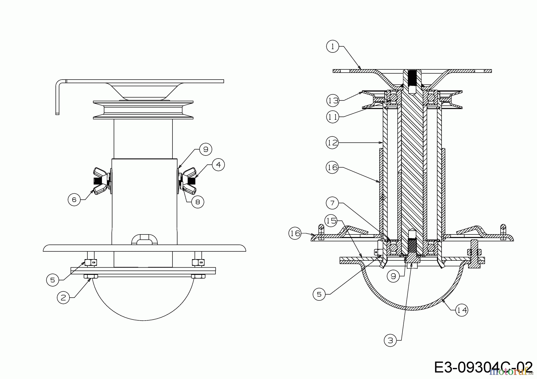  MTD Motorfadenmäher WST 5522 25A-262E678  (2018) Fadenkopf