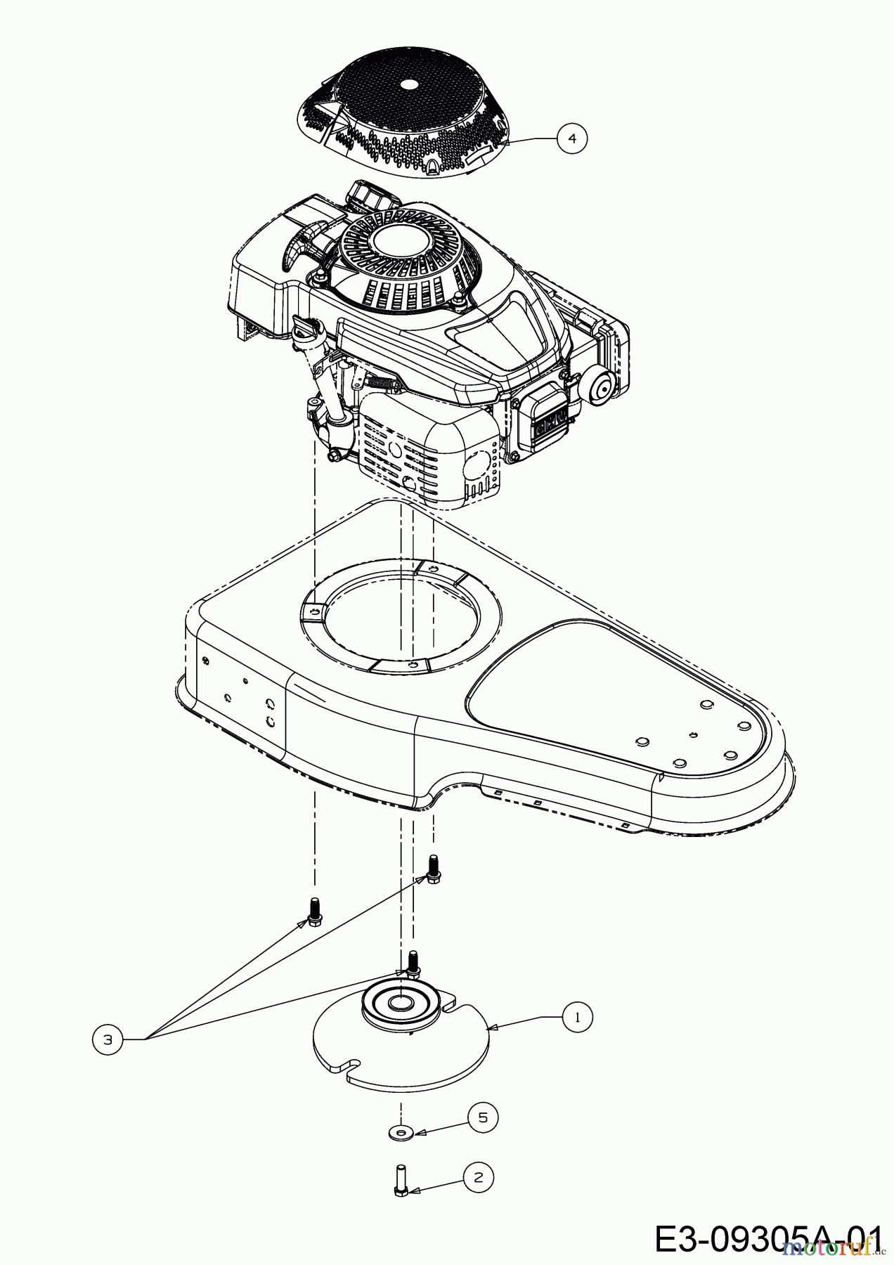 Cub Cadet Motorfadenmäher ST 100 25A-262J710 (2016) Keilriemenscheibe mit Fliehgewicht