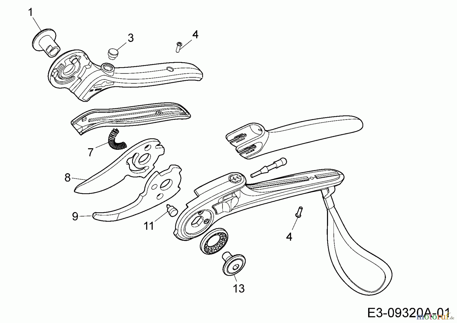  Troy-Bilt Gartenscheren RR 5000 (TB) 490-851-Y011  (2015) Grundgerät