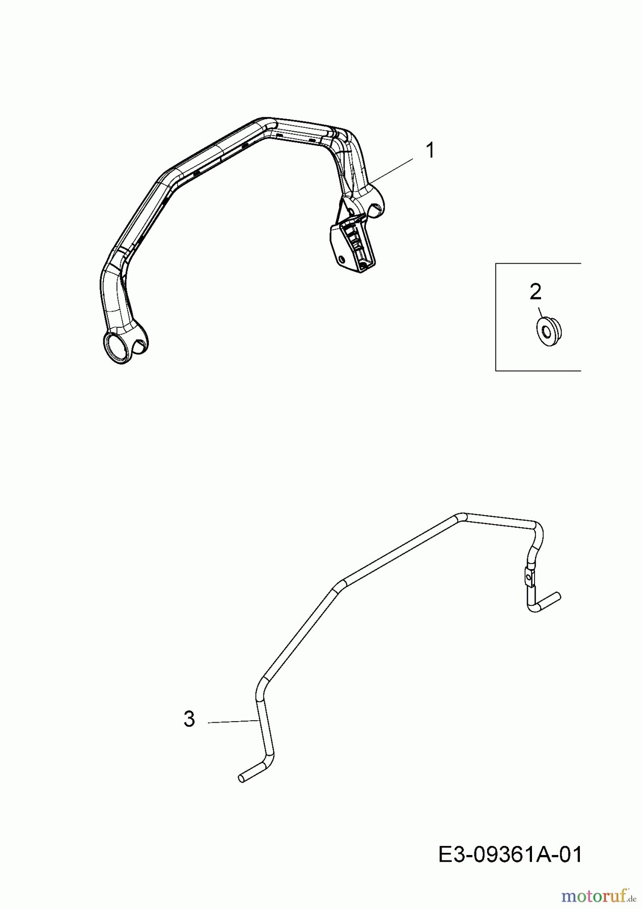  Cub Cadet Motormäher mit Antrieb SC 500 Z 12ABC62J710  (2015) Schaltbügel