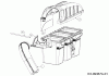 MTD Zubehör Grasfangvorrichtung für GTX 2100 19A40004100 (2013) Ersatzteile Grasfangsackdeckel, Obere Röhre
