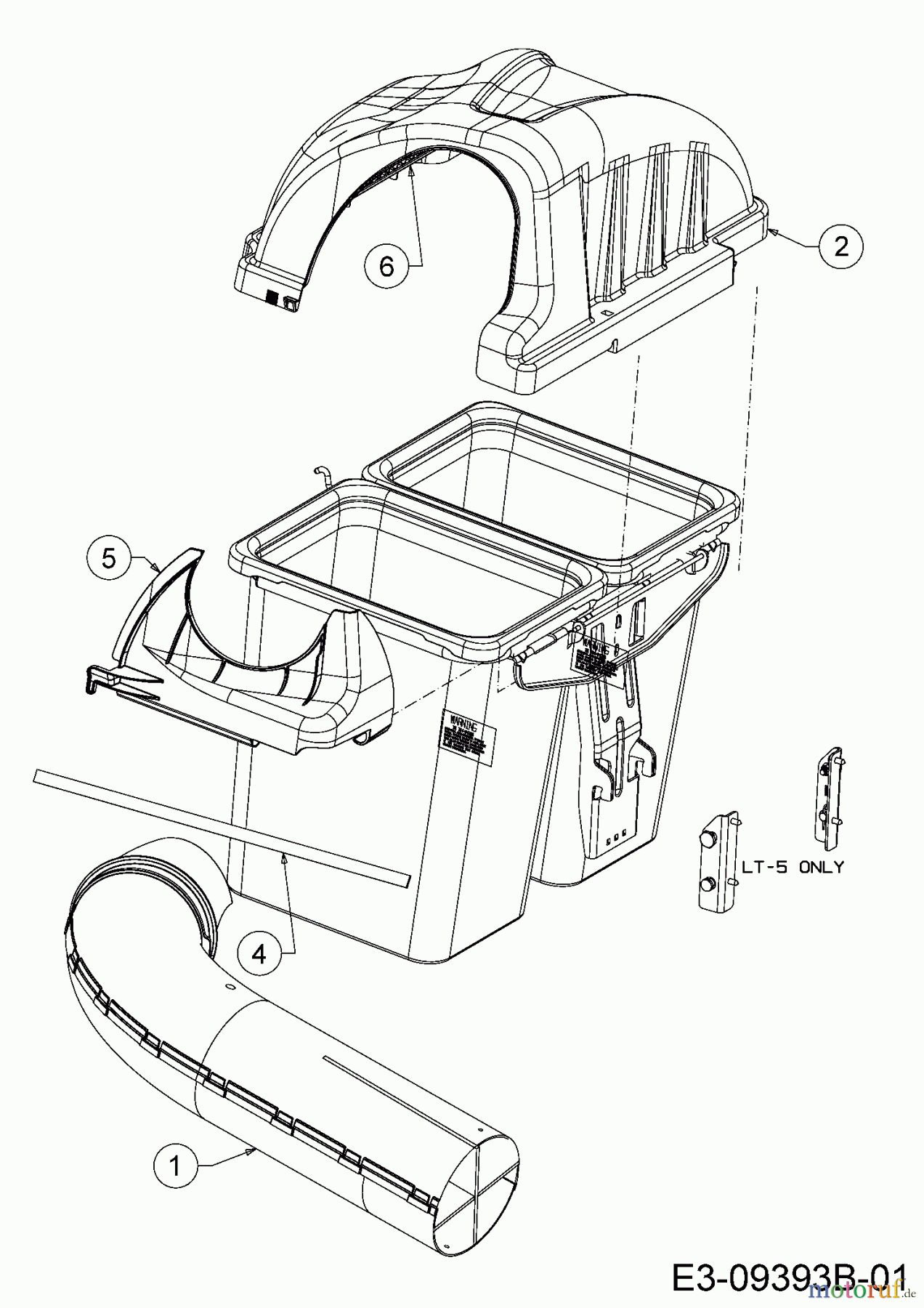 MTD Zubehör Zubehör Garten- und Rasentraktoren Grasfangvorrichtung für 900 Serie (NX-09) mit Mähwerk G (42